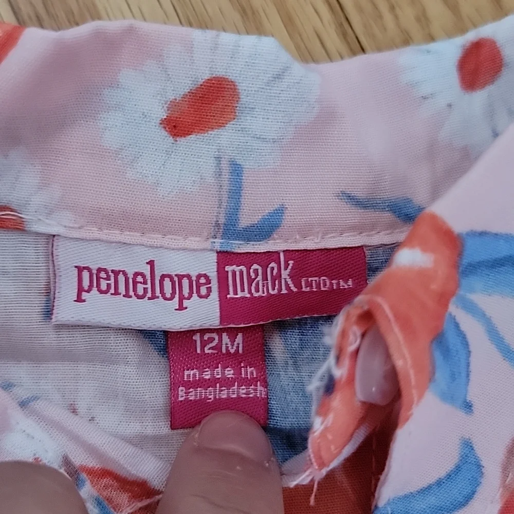 Penelope Mack Infant Girl 2 Piece Short Set